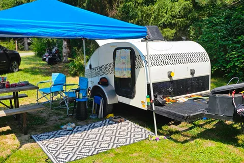 Daniel's Little guy 6 wide Micro Trailer with most harley davidson hauling capability