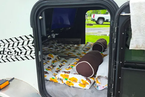 Daniel's Little guy 6 wide Micro Trailer with most harley davidson hauling capability