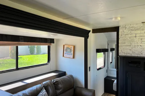 Fun Semi Modern Travel Trailer