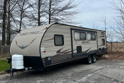 Fun Semi Modern Travel Trailer