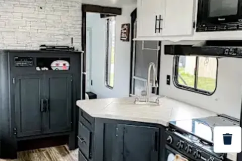 Fun Semi Modern Travel Trailer