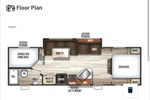 Fun Semi Modern Travel Trailer