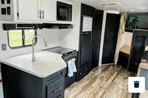 Fun Semi Modern Travel Trailer