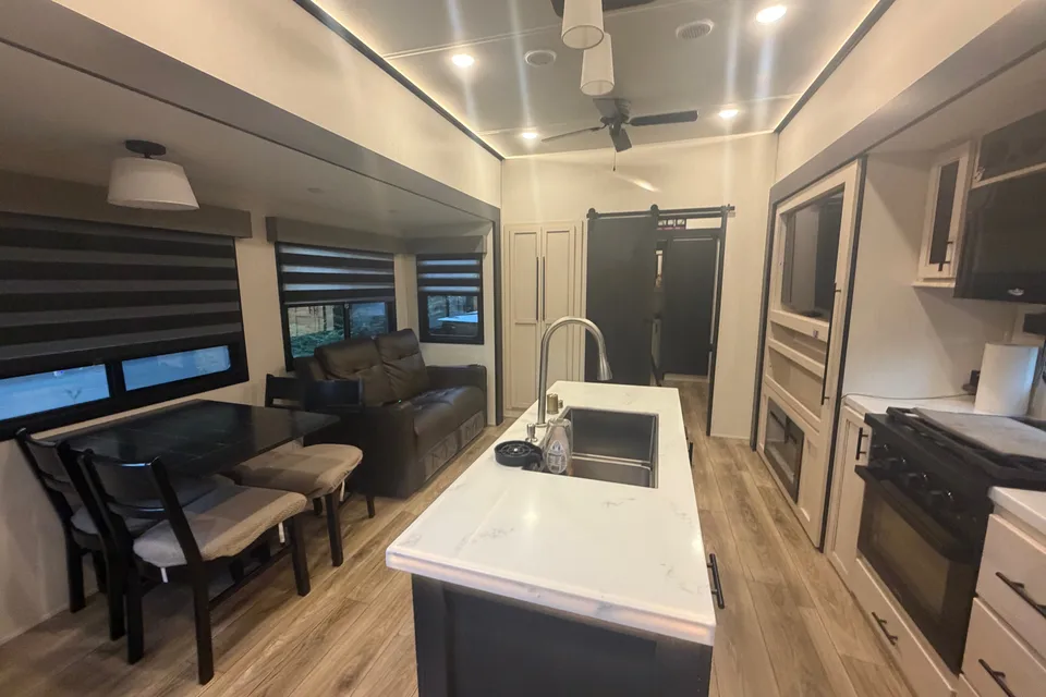 Happy Camper Family Friendly Forest River Sabre Fifth Wheel