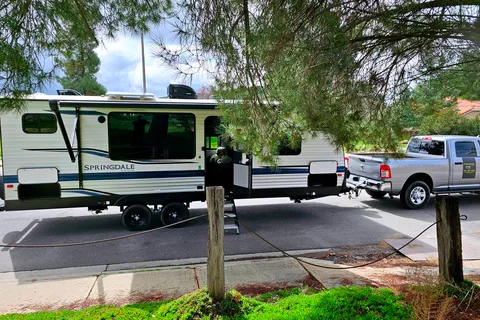 Rv Rentals Way Of Life's Spacious and reliable family sized, New Springdale Travel Trailer 260BHSWE S1