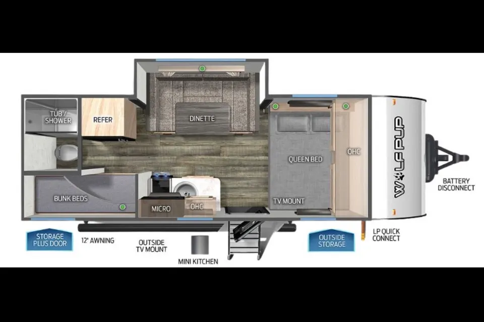 Airbnb on Wheels 🚐 | Premium Wolf Pup 17JG | Sleeps 6 | Blackstone Grill & Luxury Upgrades 🇨🇦