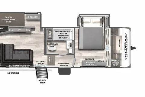 Forest River Wildwood Heritage Glen Fifth Wheel