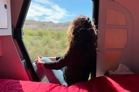 Simon, our 2024 Escapod Voyager TOPO2 w/ FSR Premium Hybrid Roof Top Tent
