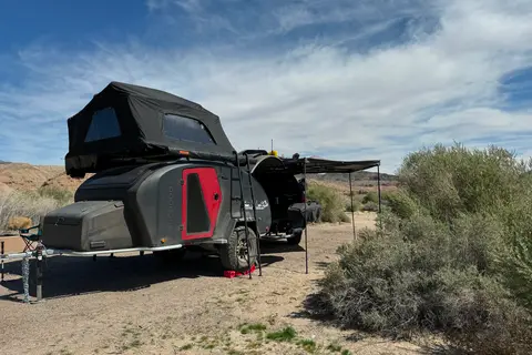 Simon, our 2024 Escapod Voyager TOPO2 w/ FSR Premium Hybrid Roof Top Tent