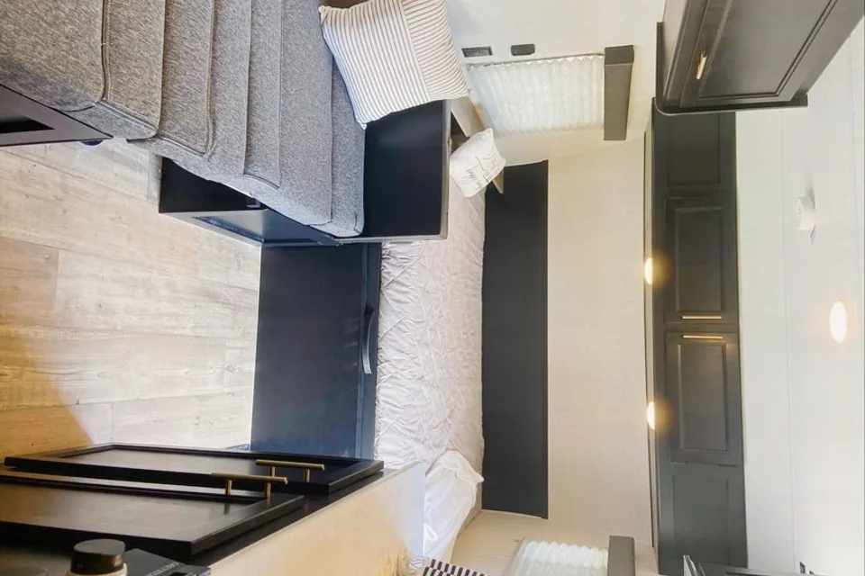 Get cozy and stay awhile, home away from home.
