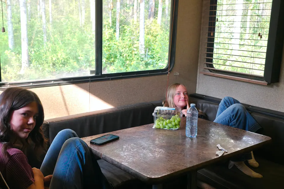 Anton's Forest River 316A11 Fifth Wheel with 12' Garage