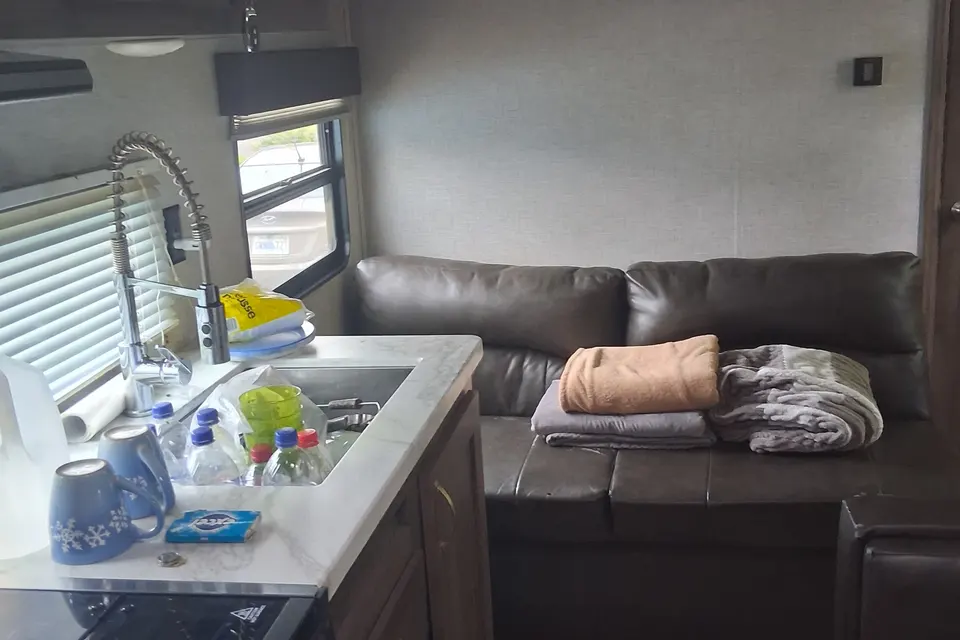 Bill's East to West Delta Furry Travel Trailer
