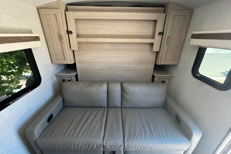 Off grid living in a NEW travel trailer