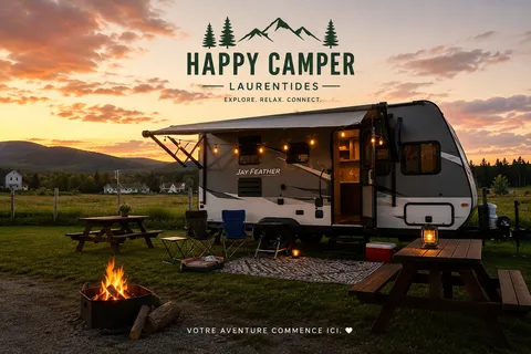 🚐 Roulotte Tout Équipée • Livraison Laurentides