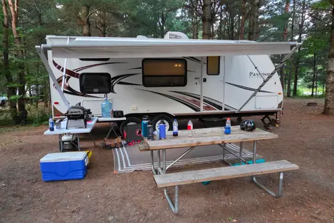 Andrew and Laura's Keystone 238ML Travel Trailer