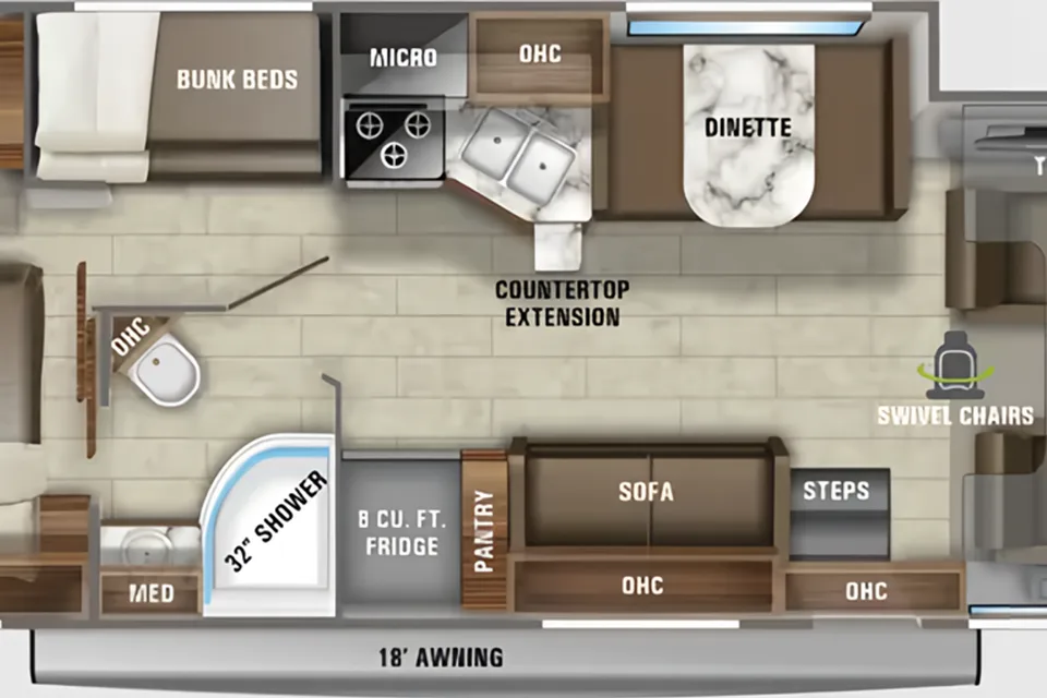 10-Person Jayco Redhawk 31F Vacation