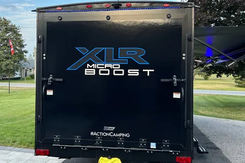 William's Forest River XLR microboost 27 LRLE Toy Hauler