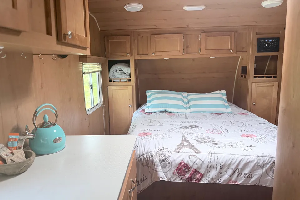 Baby Blue ~ Retro Styled Travel Trailer