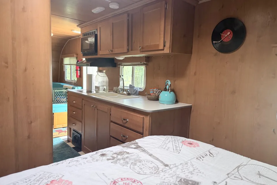 Baby Blue ~ Retro Styled Travel Trailer
