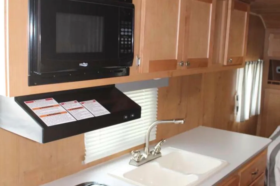 Baby Blue ~ Retro Styled Travel Trailer