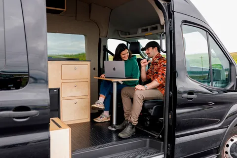 Modern 2020 Ford Transit Camper (Van 1)