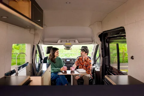 Modern 2020 Ford Transit Camper (Van 1)