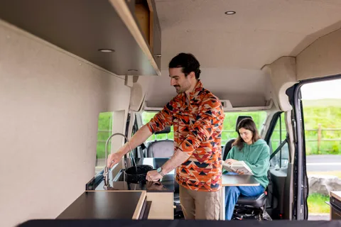Modern 2020 Ford Transit Camper (Van 1)
