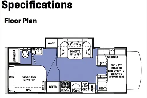 Fleet #C9 Class C with Dinette Slideout – Spacious Luxury for Families (Sleeps 4 Adults, 2 Children)