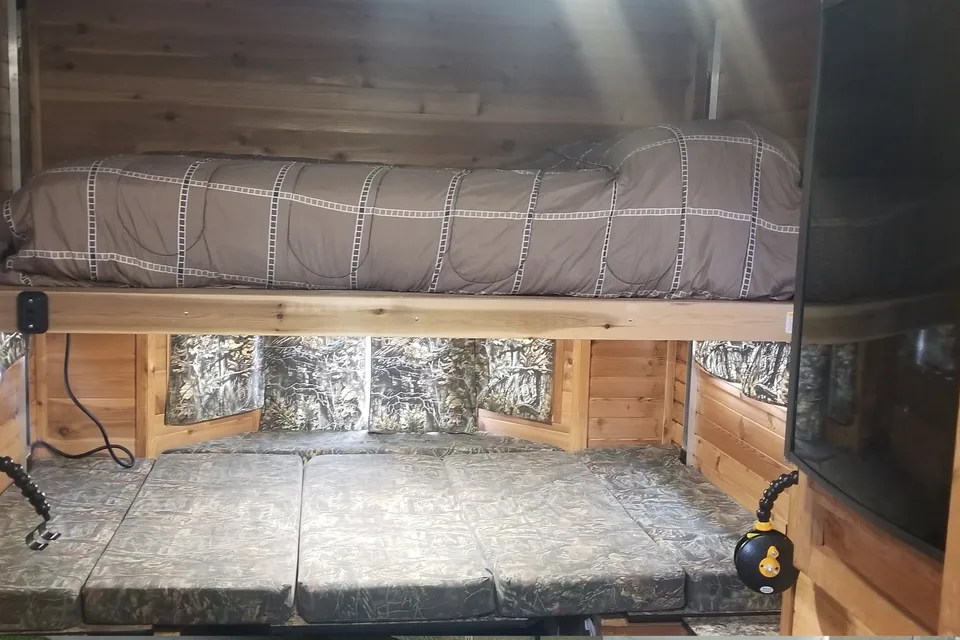 Lake Reno's Ice Castle Fish Houses 17ft RV edition Travel Trailer