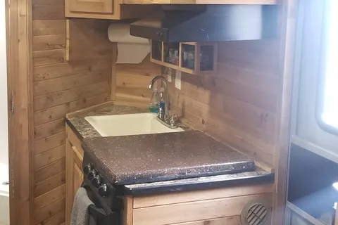 Lake Reno's Ice Castle Fish Houses 17ft RV edition Travel Trailer