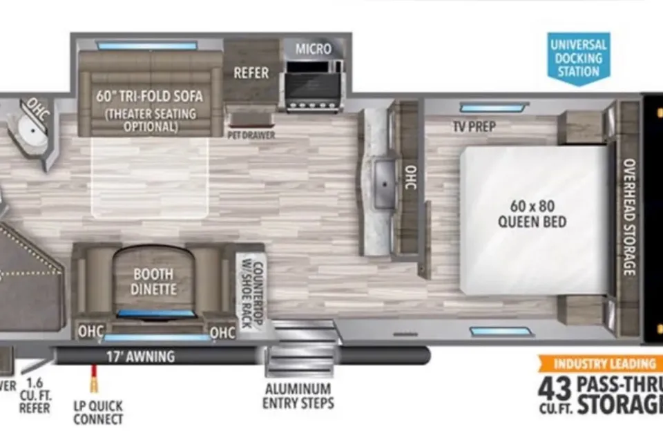 Grand Design Bunkhouse w/ Slide & Outdoor Kitchen