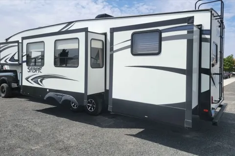 Natasha's Forest River Sabre 31BHT Fifth Wheel