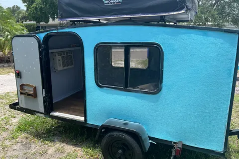 Namaste - Live Balanced. Live Free - Dutchmen AERO 400 Micro Trailer - Krot Van Life