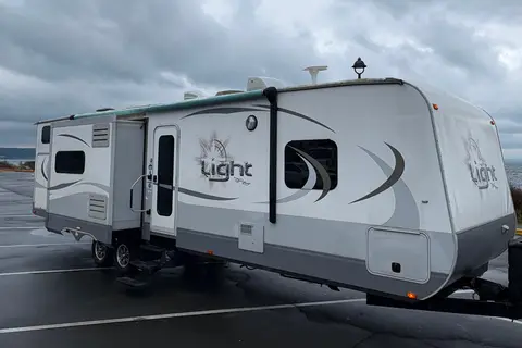 Adventure Awaits Open Range 308BHS Bunkhouse Series Travel Trailer