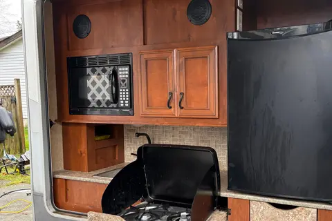 Adventure Awaits Open Range 308BHS Bunkhouse Series Travel Trailer