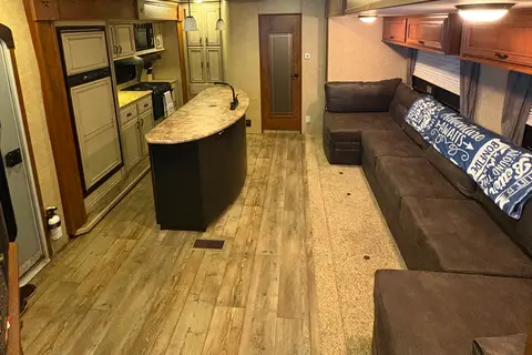 Adventure Awaits Open Range 308BHS Bunkhouse Series Travel Trailer