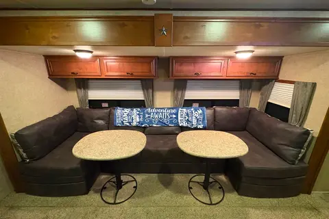 Adventure Awaits Open Range 308BHS Bunkhouse Series Travel Trailer