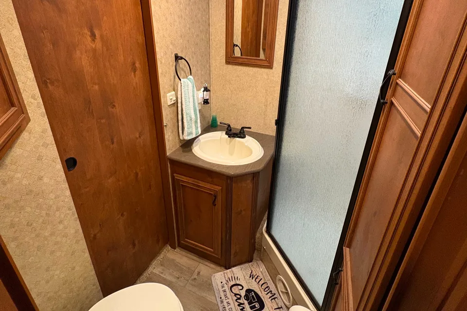 Adventure Awaits Open Range 308BHS Bunkhouse Series Travel Trailer