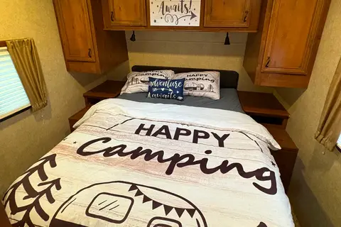 Adventure Awaits Open Range 308BHS Bunkhouse Series Travel Trailer