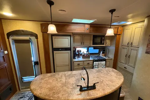 Adventure Awaits Open Range 308BHS Bunkhouse Series Travel Trailer
