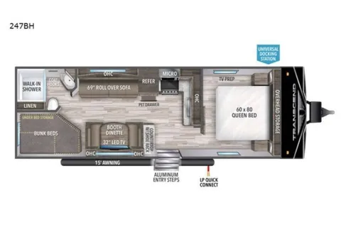 Grand Design Transcend Xplor 247BH Travel Trailer