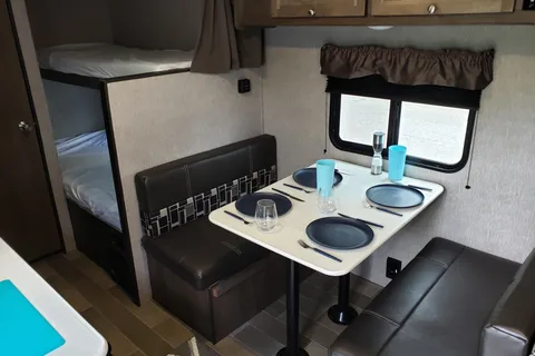 Lantern sleeps 5 and tows easy! Smart TV and on-demand hot water, tiny home on wheels.