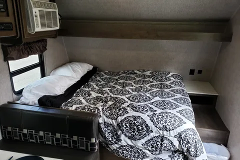 Lantern sleeps 5 and tows easy! Smart TV and on-demand hot water, tiny home on wheels.