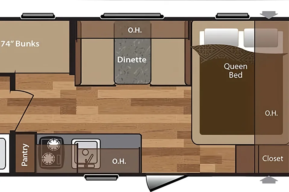 Adventure Bunkhouse-Easy Tow Sleeps 5