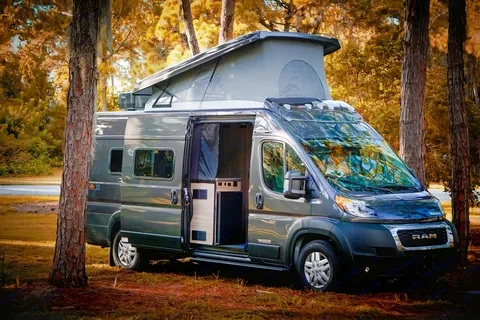 2023 Winnebago Solis 59PX — Seats & Sleeps 4 — Pop‑Top • A/C • Generator • Fully Self‑Contained