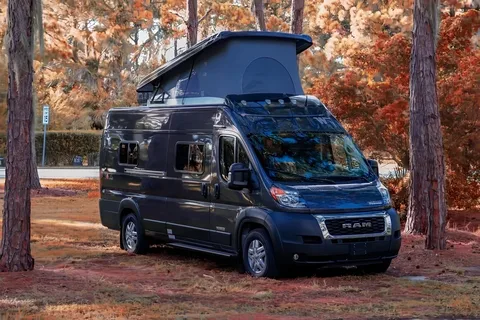 2023 Winnebago Solis 59PX — Seats & Sleeps 4 — Pop‑Top • A/C • Generator • Fully Self‑Contained