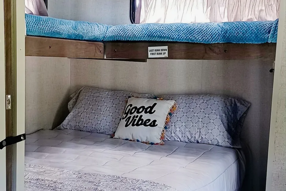Classy glamping 2 bedroom Forrest River Salem 29 vbud Travel Trailer