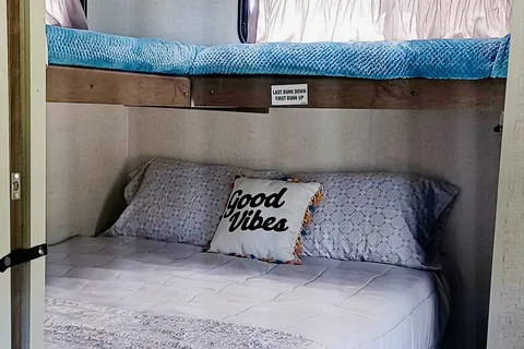 Classy glamping 2 bedroom Forrest River Salem 29 vbud Travel Trailer