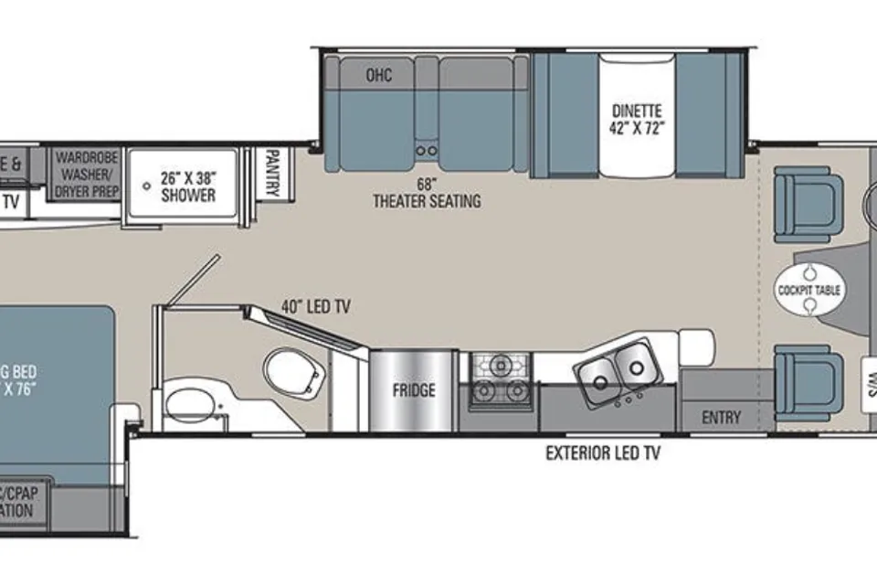 A5 Pursuit Sleeps 6 -Comfort, Space, Road Confidence w/Every Family-StarLink