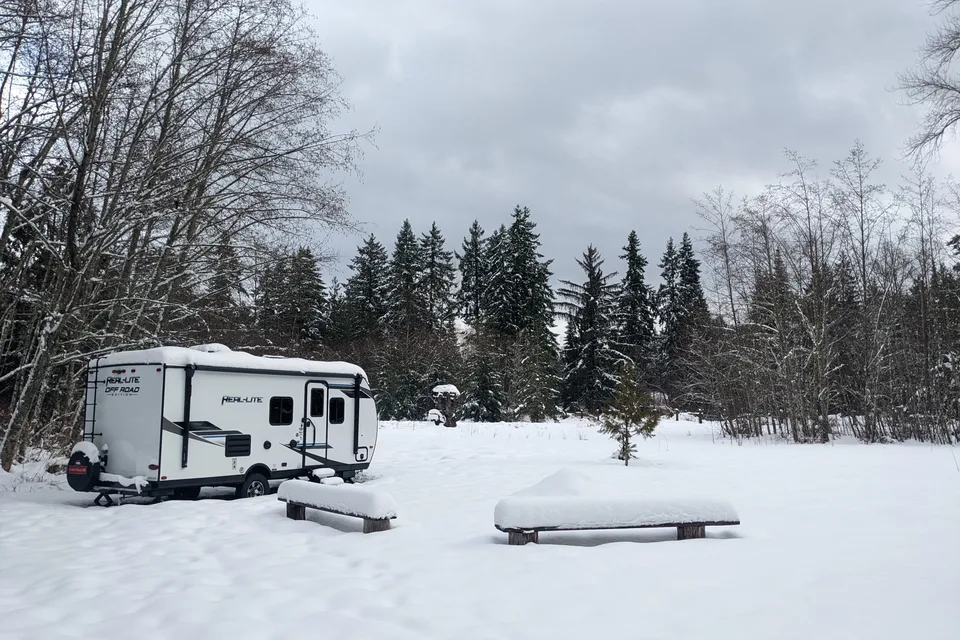 $32 a night for 28+ day rental off season on a full hookup campsite